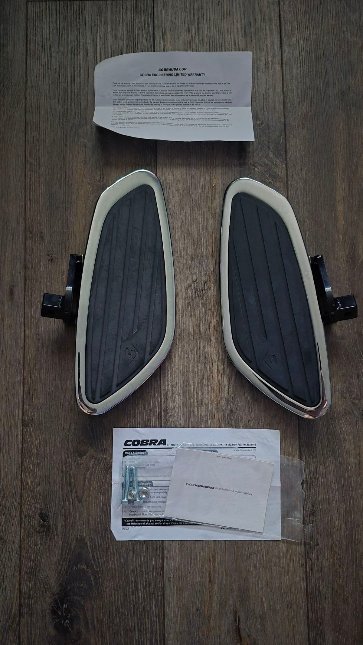 Cobra Driver Floorboards
