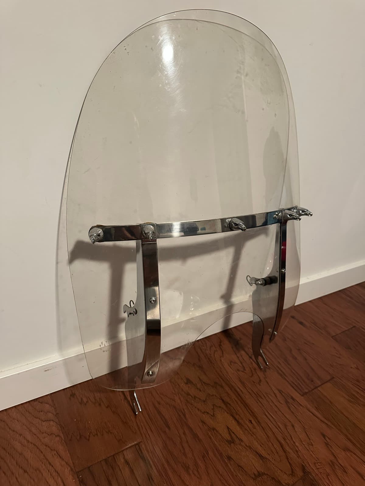 Heritage Softail Windsheild with Eagle heads